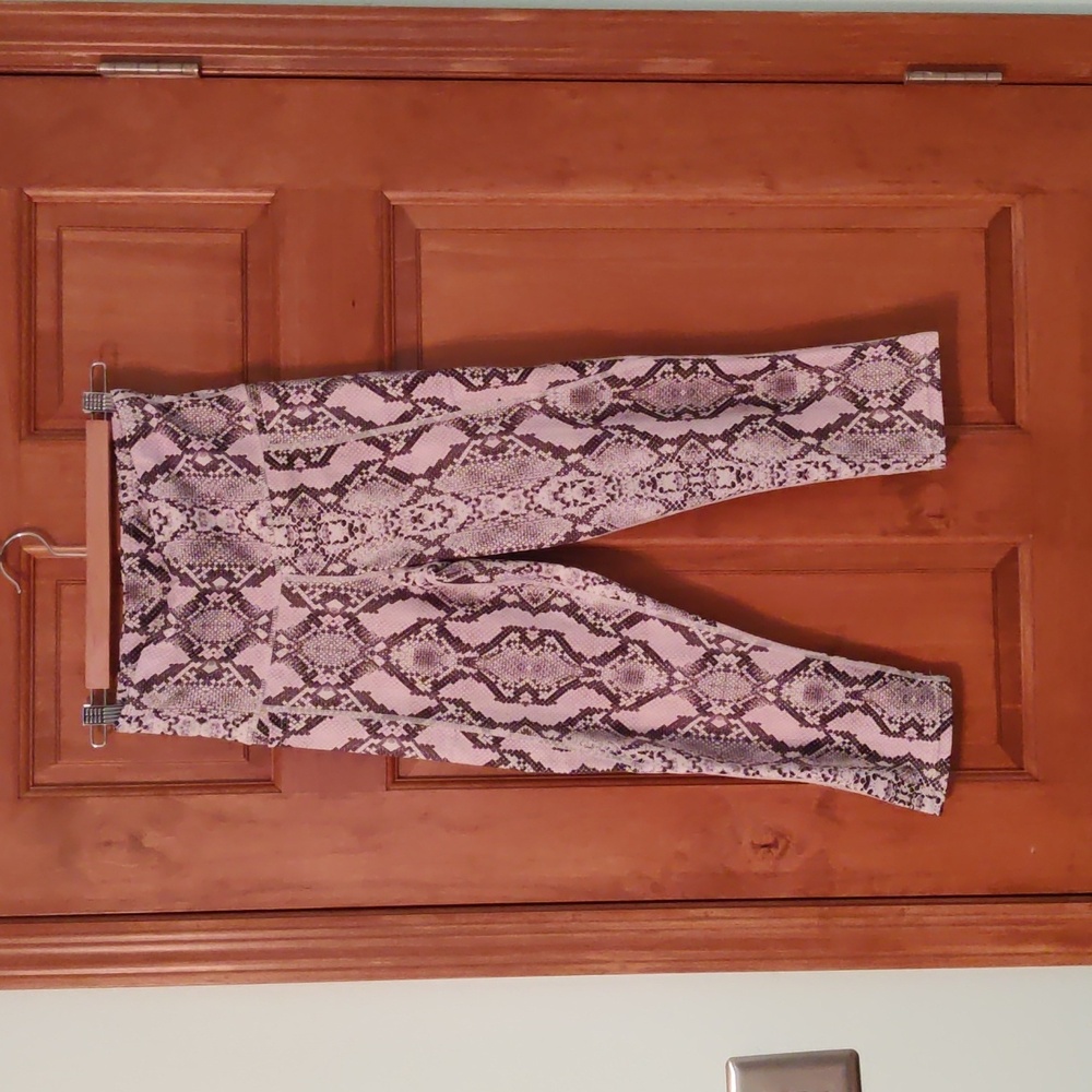 Snake Skin High Waisted Battle Pants Capris from Blackmilk